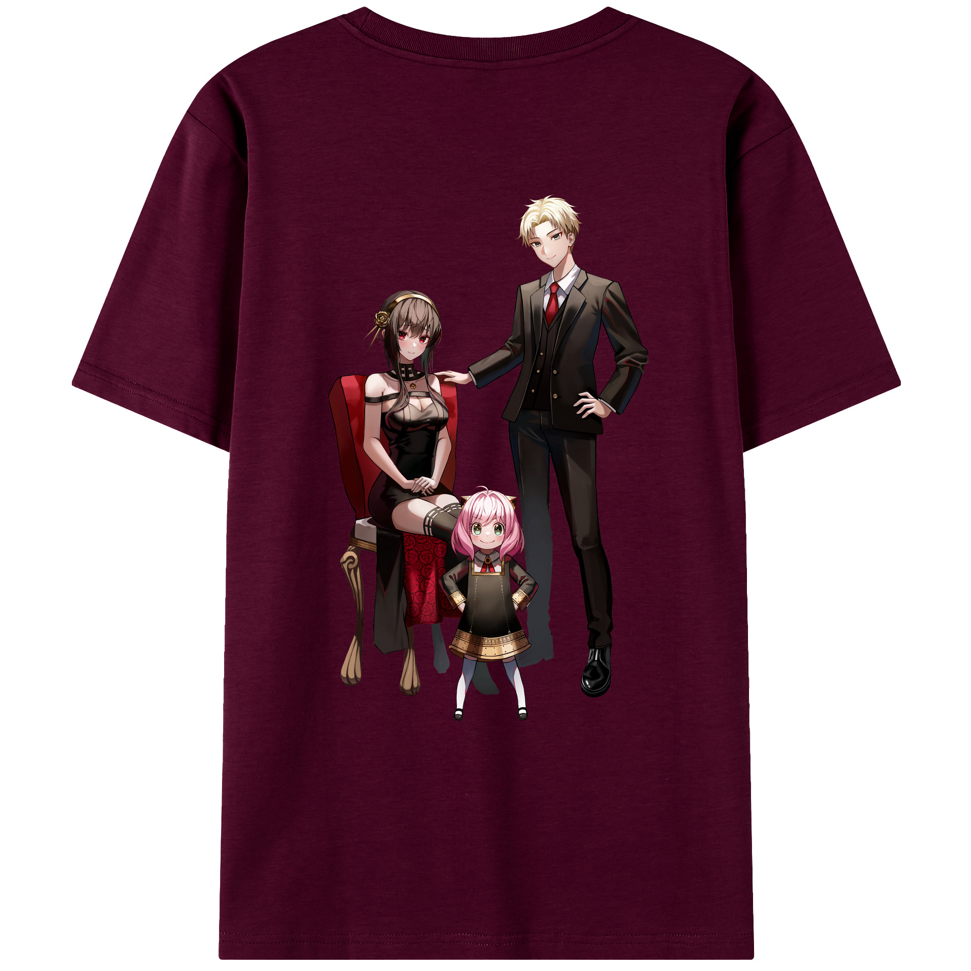 （画像用） SPY×FAMILY间谍家家酒 レディース半袖Tシャツ(バックプリント)